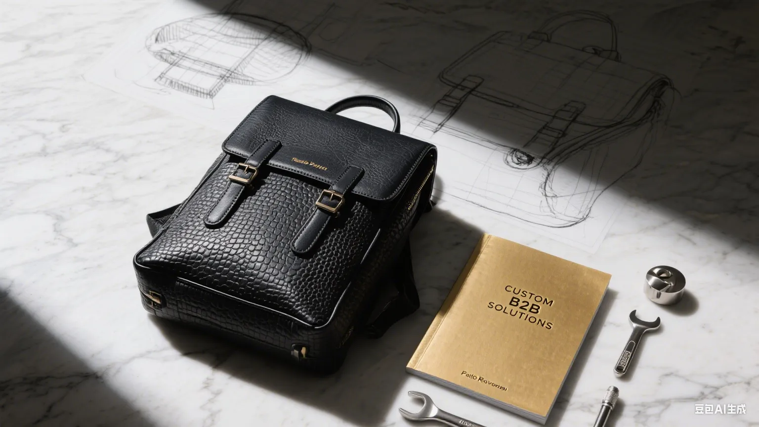 Travel Backpack Interior